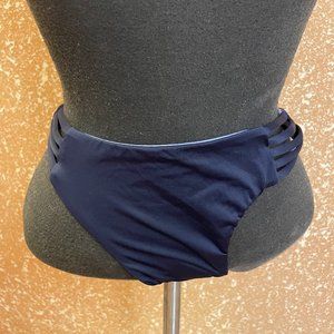 Patagonia Reversible Bikini Bottoms, L, Navy Blue/Lilac